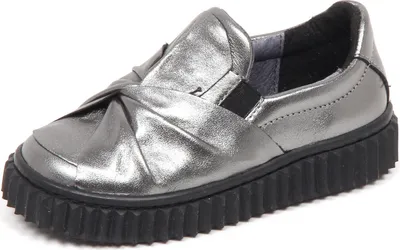 Produktbild von E6600 sneaker bimba grau lame NATURINO scarpe slip on shoe kid girl