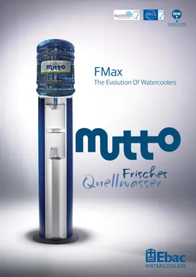 A product advertisement for a water cooler.