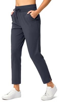 Produktbild von Soothfeel Damen-Golfhose mit 4 Taschen, 7/8 Stretch, hohe Taille, Sweathose, Rei