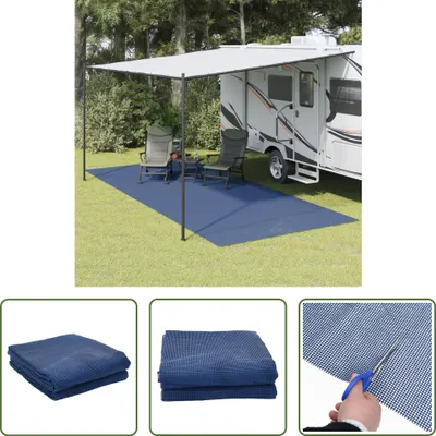 Produktbild von The Living Store Campingteppich Blau 6x2,5m