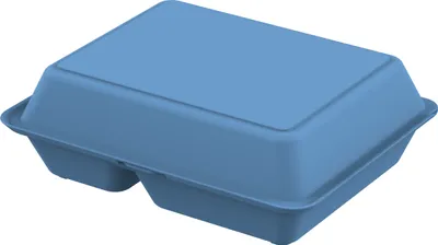 Produktbild von Menübox "Take away" Verpackung - Essensbehälter large behagliches blau