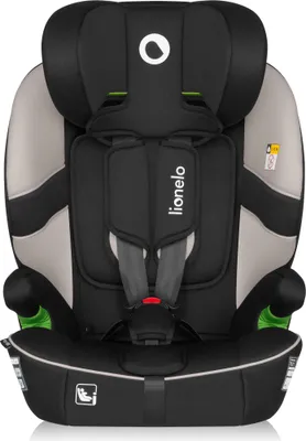 A front view of a car seat.