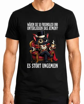 Imagen del producto de Camiseta de hombre sarcástica 'Sea tan amable y omita la declaración', negra, XL