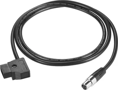 Zdjęcie produktu dla Kabel D Tap męski na XLR 4-pinowy 100 cm z 2 biegunami do VFM 5,6 cala (BLACK #-1)