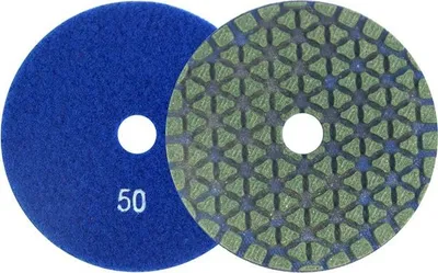 Obrázek produktu pro PRO5 | diamantový pružný lešticí kotouč Ø100 mm – zrnitost P 50 (suché leštění)