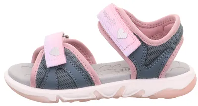 Produktbild von Superfit PEBBLES Sandalette für Kinder, Blau, Klettverschluss, WMS-System