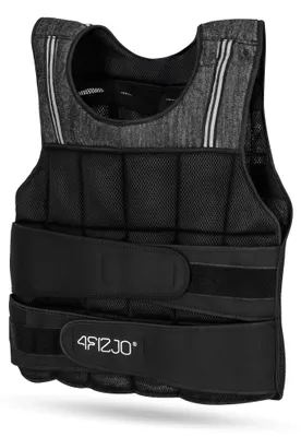 Produktbild von 4FIZJO Trainingsweste, Gewichtsweste, verstellba,r Neopren/Nylon, für Fitness, Crossfit & Krafttraining