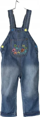 Immagine prodotto di MOD Jeans | Jeans elasticizzati per bambini - Taglia 98 - Blu scuro - Vestibilità regolare - Motivi per bambini