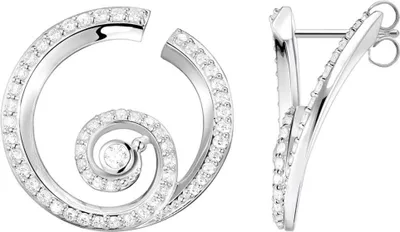 Produktbild von THOMAS SABO Ohrstecker "Welle" Silber mit Zirkonia H2227-051