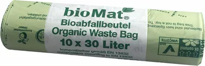 Produktbild von 20x BIOMAT kompostierbare Bioabfallbeutel  30L 53x60cm