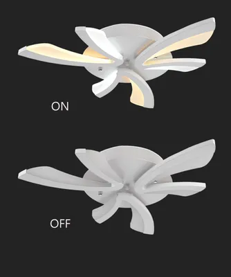 Produktbild von XW062white -3 LED Deckenleuchte mit Fernbedienung Lichtfarbe/ Helligkeit einstellbar Acryl-Schirm weiß lackierter Metallrahmen Modernes Design