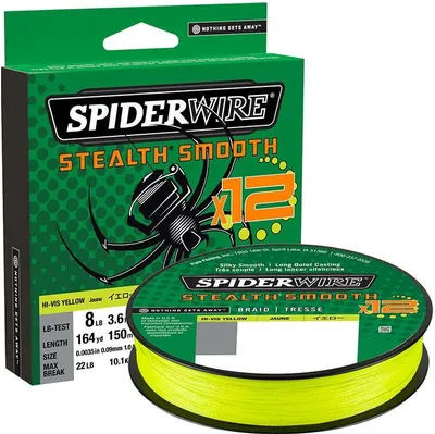Produktbild von Spiderwire Schnur Stealth Smooth 12 Braid Farbe Hi-Vis Yellow ø0,19mm