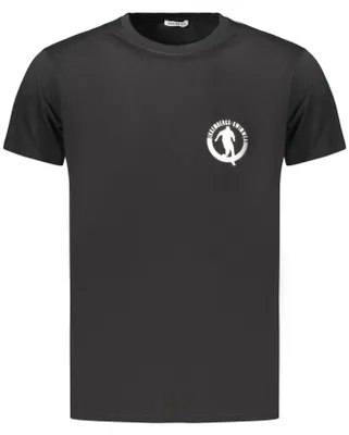 Produktbild von Schwarzes Herren-T-Shirt mit Rundhalsausschnitt und Logo-Aufdruck