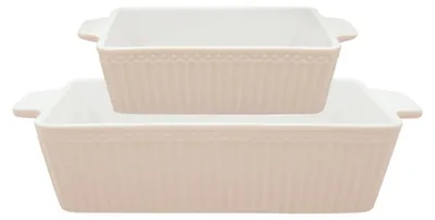 Produktbild von Greengate Alice Auflaufform creamy fudge small Set2