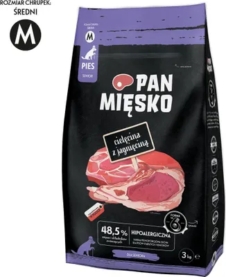 Zdjęcie produktu dla PAN MEAT - Cielęcina z jagnięciną M - 3kg