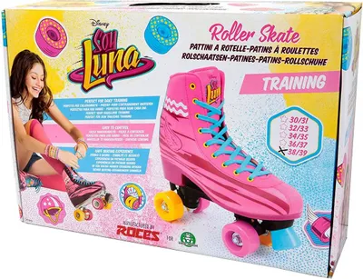 Produktbild von Soy Luna YLU324, Kinder, Weiblich, Pink, Muster, Hoher Stiefel, Jam-Rollschuhe