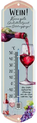 Produktbild von LANOLU Thermometer Wein 8x28cm