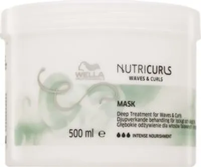 Produktbild von Wella Professionals Nutricurls Waves & Curls Mask pflegende Haarmaske für lockiges und krauses Haar 500 ml