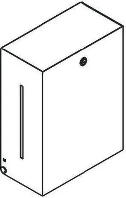 Produktbild von HEWI 900.06.009XA Papierhandtuchspender,