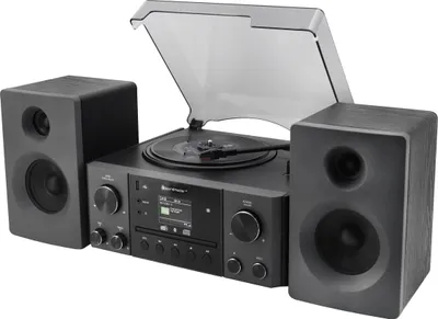 Produktbild von soundmaster MCD1950 Schwarz Stereoanlage (mit Plattenspieler)