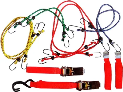 Image de Top Tools Sangles et tirettes pour bagages, 12 pièces.