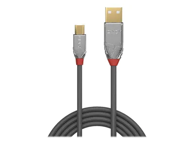 Produktbild von LINDY USB 2.0 Kabel Typ A/Micro-B Cromo Line M/M 3m
