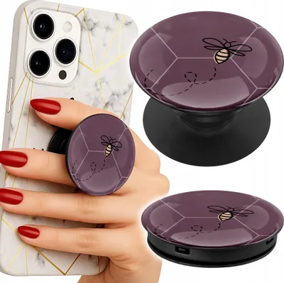Image de Support de téléphone Popsocket Fingerboard/Bee Stand Fashionable Designs