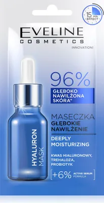 Produktbild von EVELINE Tiefenwirksame Feuchtigkeitsmaske - Hyaluron 8 ml