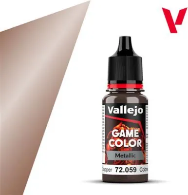Produktbild von Vallejo 72.059, 17 ml, Kupfer, Metallisch, Flasche