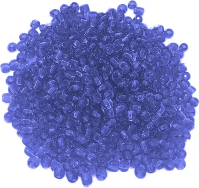 Produktbild von Glasperlen - Typ 'Rocailles' - 1000 Stück - 3 mm - Blau