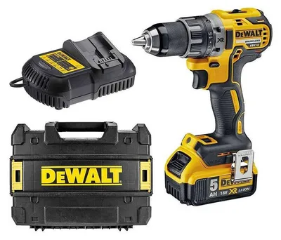 Image de Perceuse-visseuse compact 18V DEWALT DCD791P1-QW avec coffret + 1 batterie 5,0 Ah