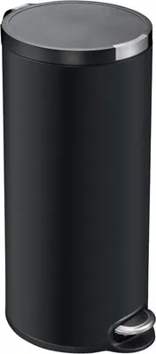Produktbild von EKO - Artistic Treteimer 30 Liter - Stainless steel Plastic  - Matt Schwarz