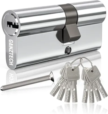 Produktbild von Schließzylinder Aluminiumlegierung 45/50 mm, hohe Sicherheit, für Türen