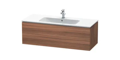 Produktbild von Waschtischunterbau L-CUBE 1220x481x400mm weiß supermatt weiß supermatt