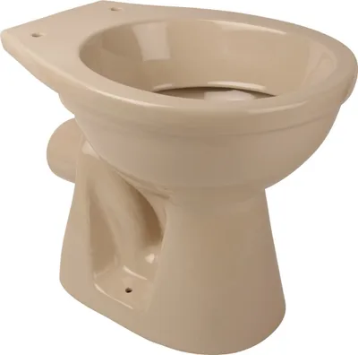 Produktbild von Stand-WC Tiefspüler Abgang Wand Waagerecht Toilette WC Bahama Beige