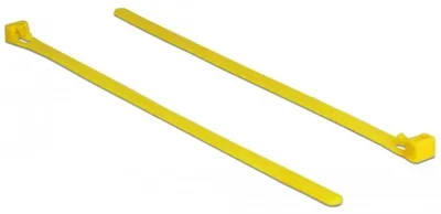 Immagine prodotto di Delock Kabelbinder wiederverwendbar hitzebeständig L 200 x B 7,5 mm 100 Stück gelb