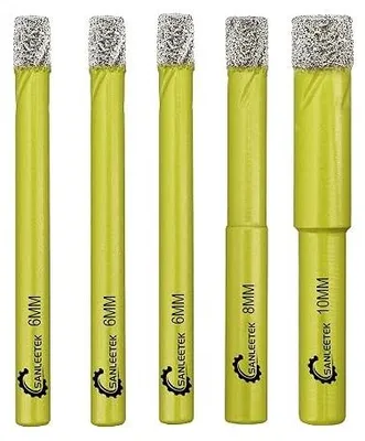 Zdjęcie produktu dla Wiertła diamentowe do suchych wierteł zestaw 5 szt. 6 10 mm marmur granit