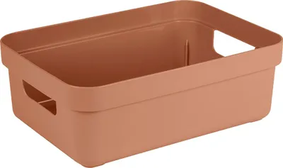 Produktbild von Sunware Sigma Home Aufbewahrungsbox - Kunststoff - 9 Liter - terra - Aufbewahrungsboxen/Behalter