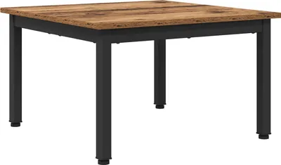 Image de vidaXL Table basse en vieux bois 60 x 60 x 36 cm Bois composite