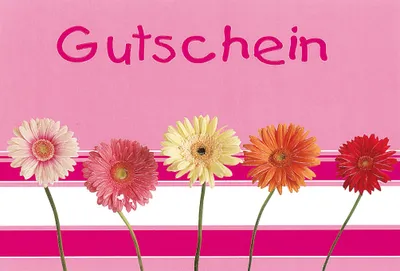 Produktbild von Gutschein - Glückwunschkarte im Format 11,5 x 17 cm mit Briefumschlag