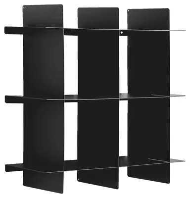 Produktbild von Modernes Wandregal CHRIS aus Metall in Schwarz