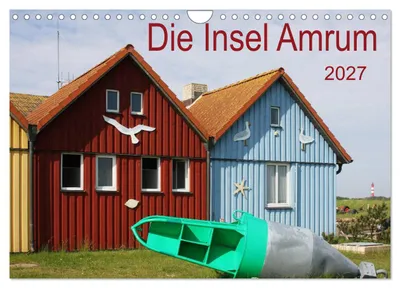 Produktbild von Die Insel Amrum (Wandkalender 2027 DIN A4 quer), CALVENDO Monatskalender