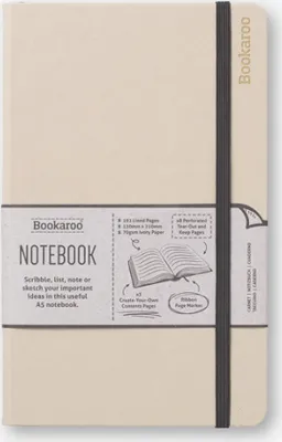 Image de Bookaroo Carnet de notes Journal A5 - Crème