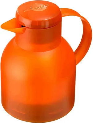 Produktbild von emsa Isolierkanne SAMBA 1 Liter Quick Press, Farbe transluzentes Orange