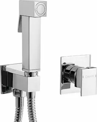 Produktbild von Sapho SPECTRE Unterputz-Armatur mit WC-Handbrause, Chrom
