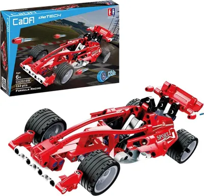Produktbild von CaDA C52016W Formula Racing Bausatz mit Rückziehmotor, 144 Teile