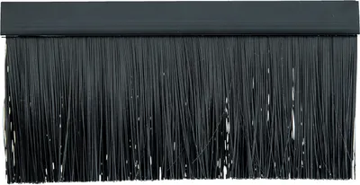 Produktbild von HMF 65429 Kabeldurchführung mit Bürsteneinsatz für 19 Zoll Serverschrank, außen, Schwarz