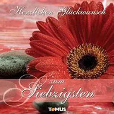 Immagine prodotto di Herzlichen Glückwunsch zu Siebzigsten