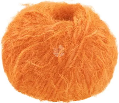 Produktbild von Lana Grossa BASTA 50 g Garn im Fake Fur Look mit Franseneffekt 100 m Farbe 028 - Mandarin