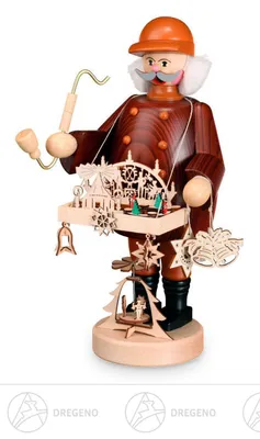 Produktbild von Räuchermann Schwibbogenhändler Höhe = 22cm NEU
